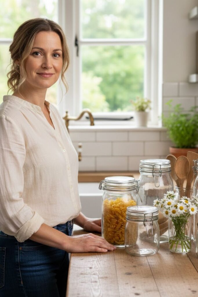 2. Classic Glass Jars with Metal Lids