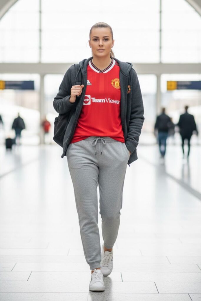 2. Relaxed Weekend Look with Joggers