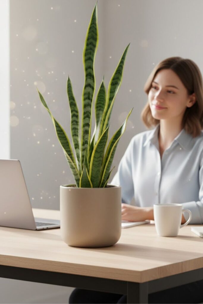 2. Single Statement Plant in a Decorative Pot