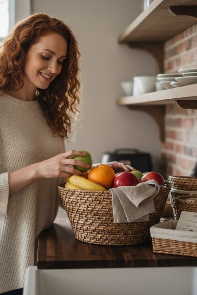 3. Woven Baskets for Practical Storage