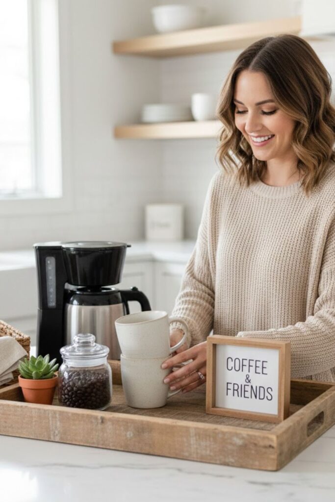 4. Create a Cozy Coffee Station