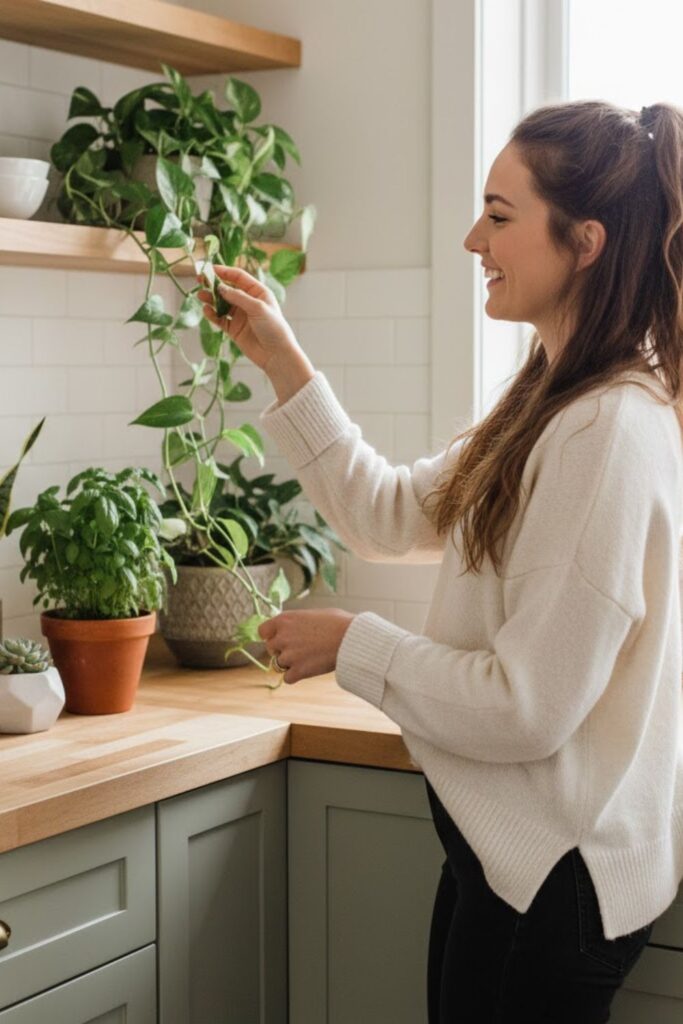 4. Lush Green Plants for Life and Movement