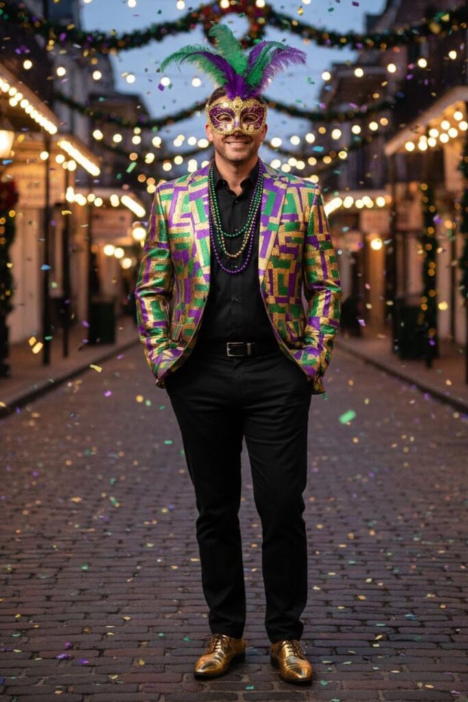 5. Bold Patterned Blazer