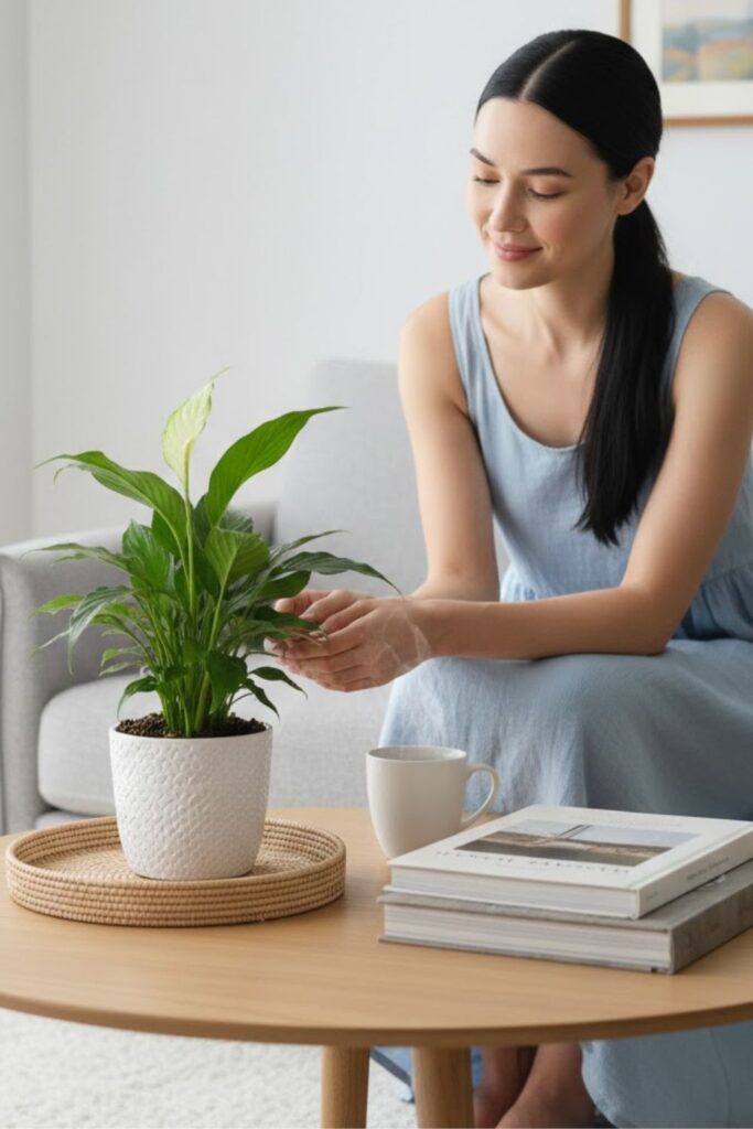 5. Coffee Table Plant Accent