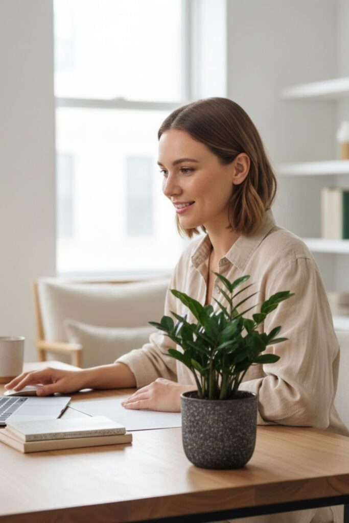5. Decorate a Home Office Desk