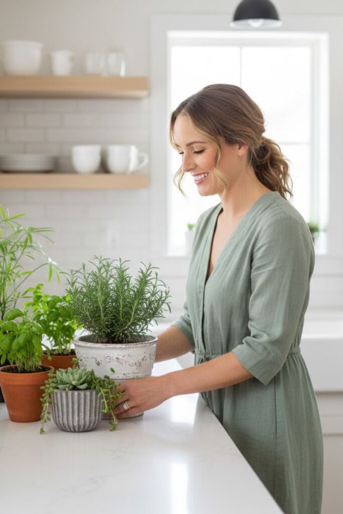 5. Potted Plants for Freshness