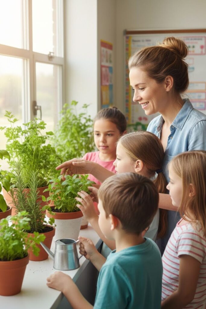 5. Windowsill Herb Garden