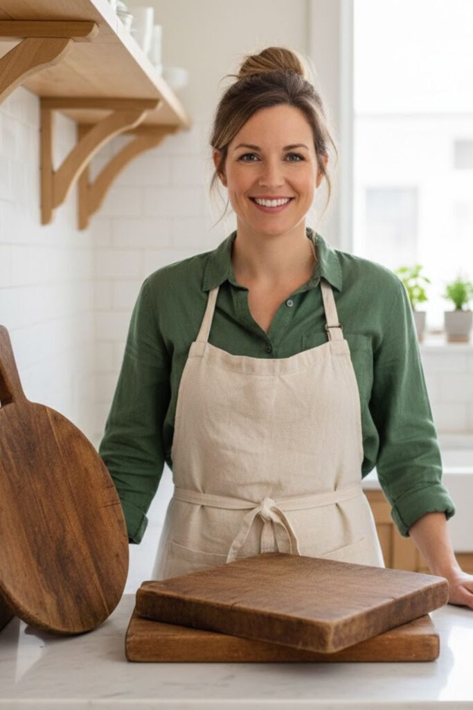 5. Worn Cutting Boards as Decorative Layers