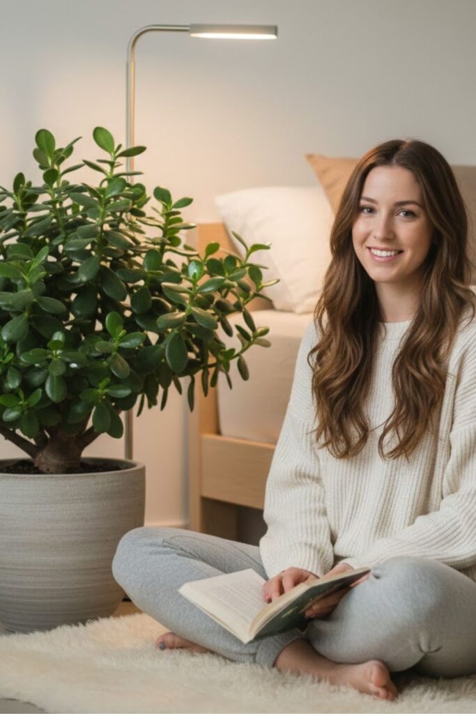 6. Add Jade Plants to a Bedroom Corner