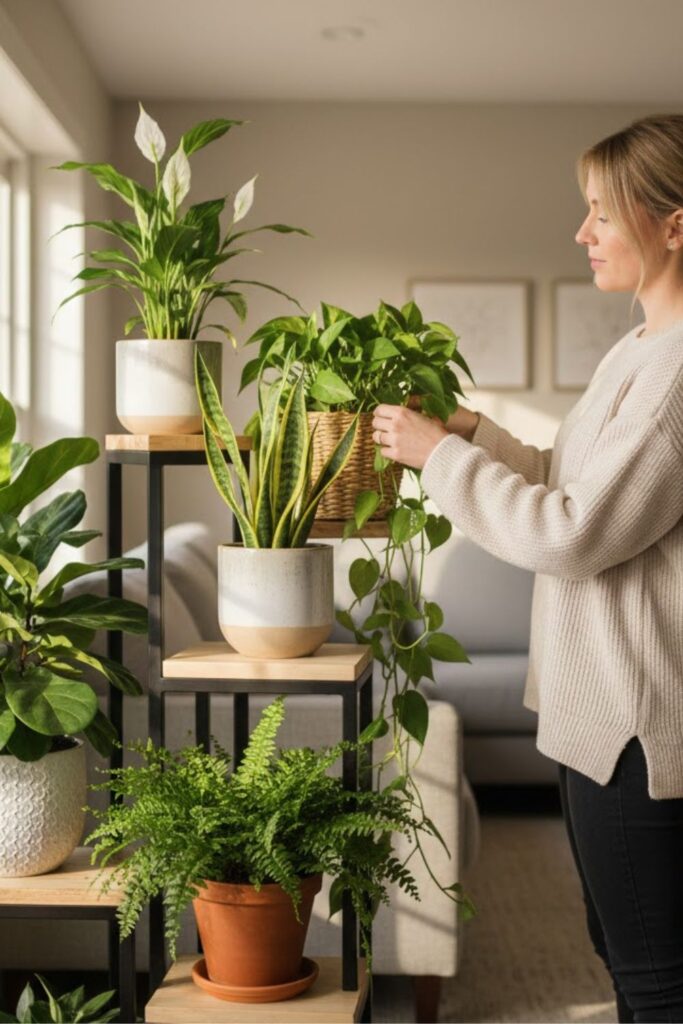 6. Build a Tiered Plant Stand Display