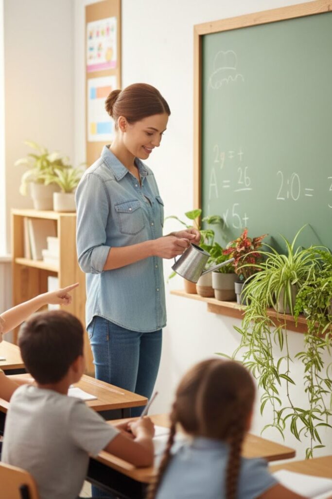 6. Chalkboard Planter Borders