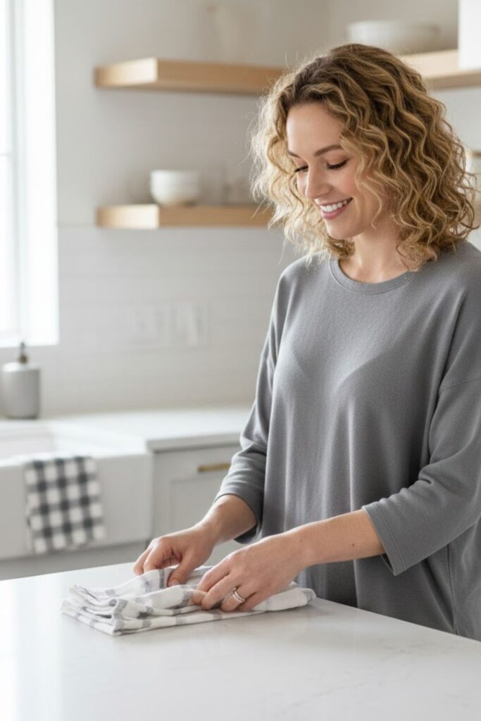 6. Neutral Dish Towels for Soft Texture