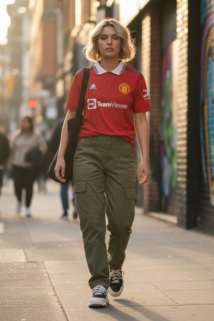 6. Urban Edge with Cargo Pants