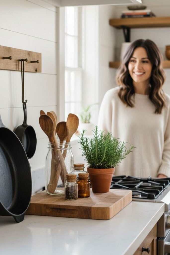 7. Cast Iron Skillet Display