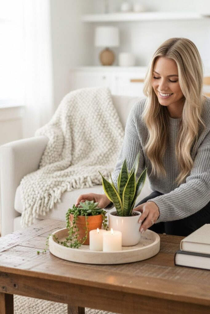 7. Coffee Table Centerpieces