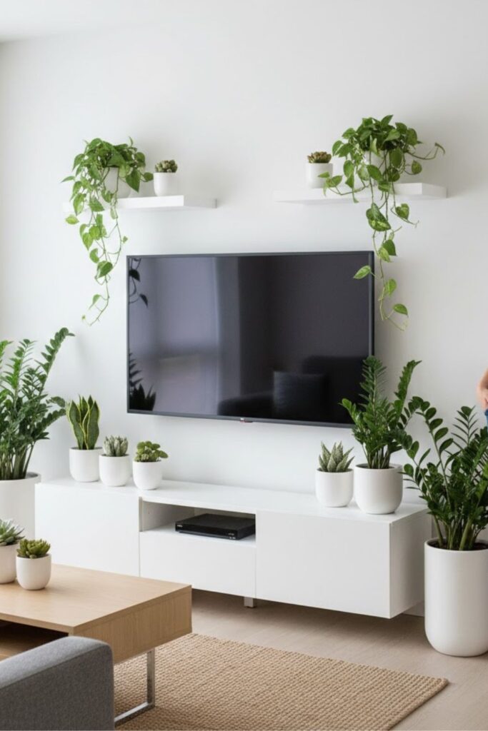 7. Decorate with Matching Planters