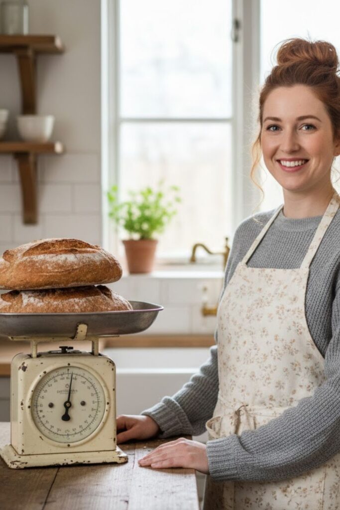 7. Old-Style Kitchen Scales as Statement Pieces