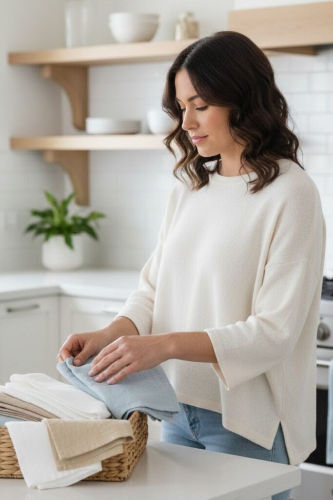 7. Soft Linen Towels for Coastal Comfort