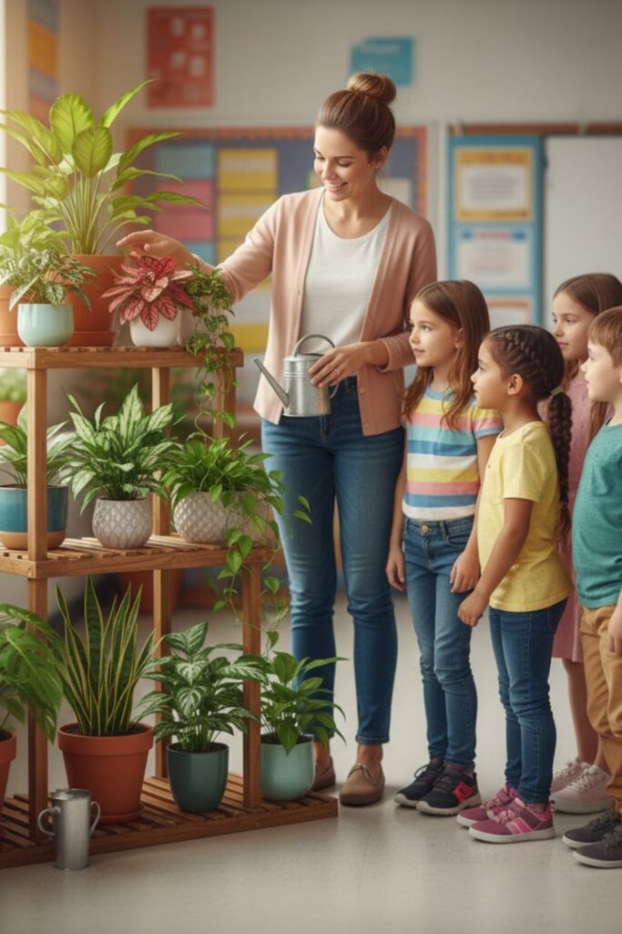 7. Tiered Plant Stands for Corner Displays