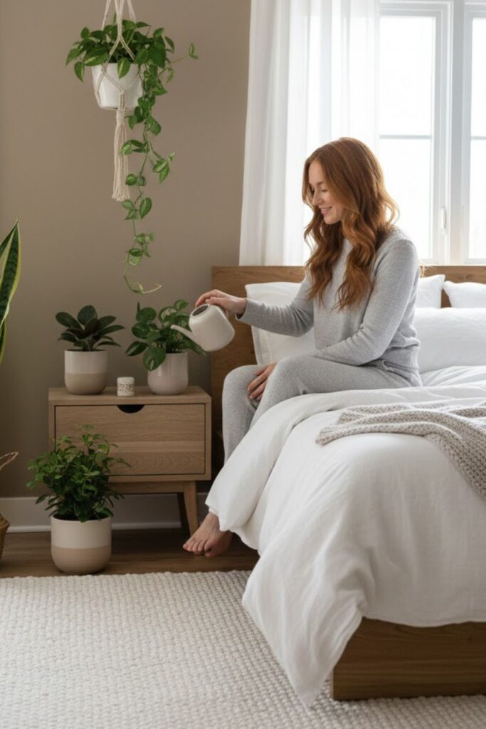 8. Bedroom Plant Styling