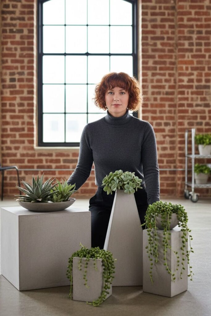 8. Concrete Geometric Plant Blocks