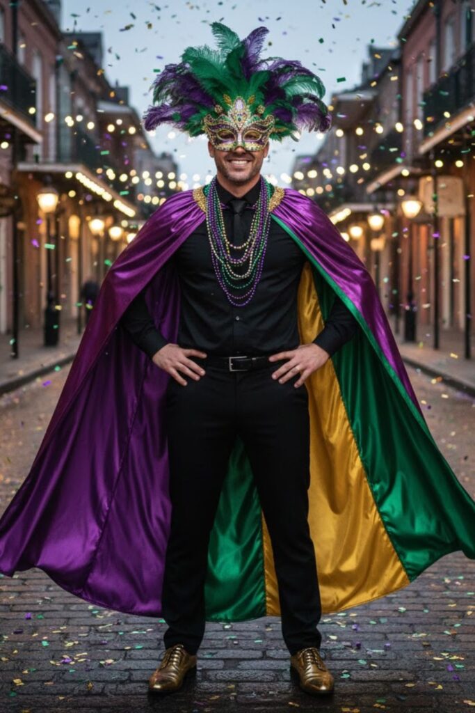 9. Carnival Cape Outfit