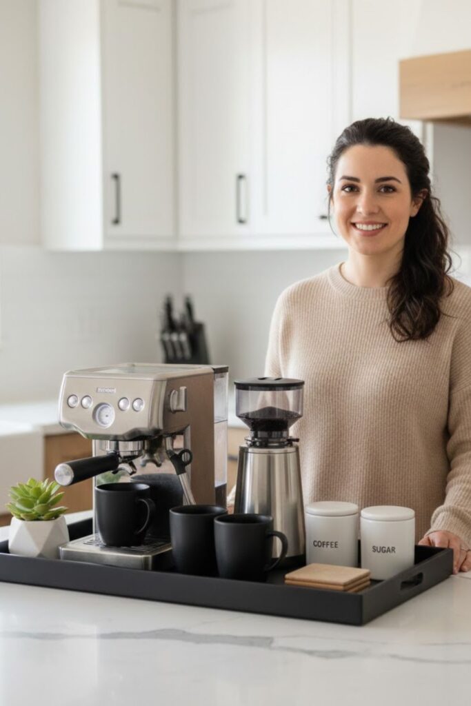 9. Countertop Coffee Station