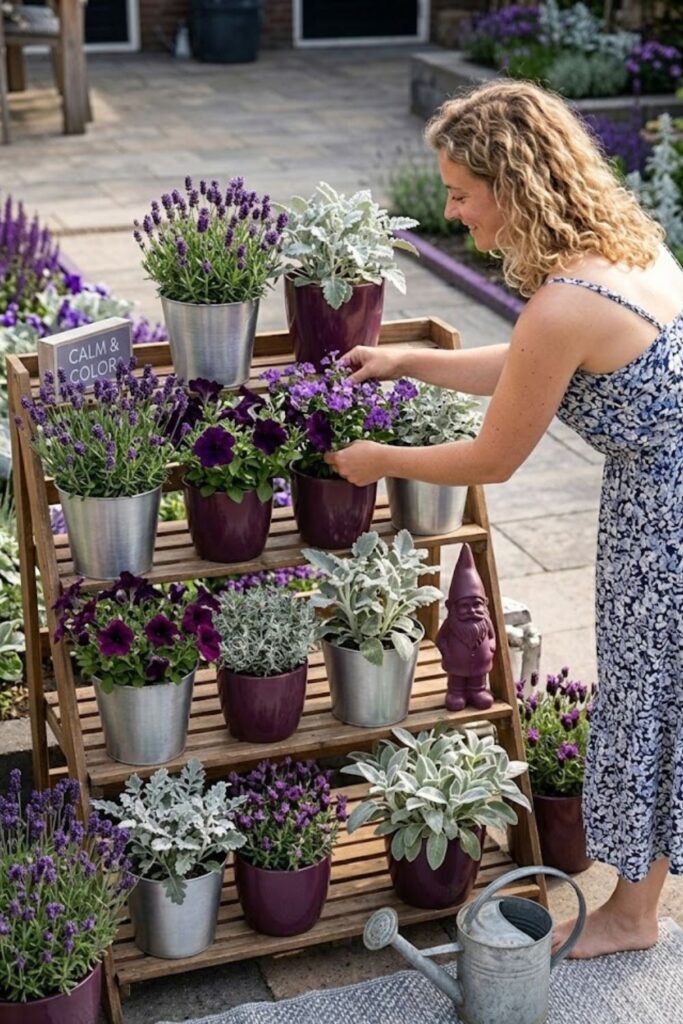9. Create a Color-Themed Plant Arrangement