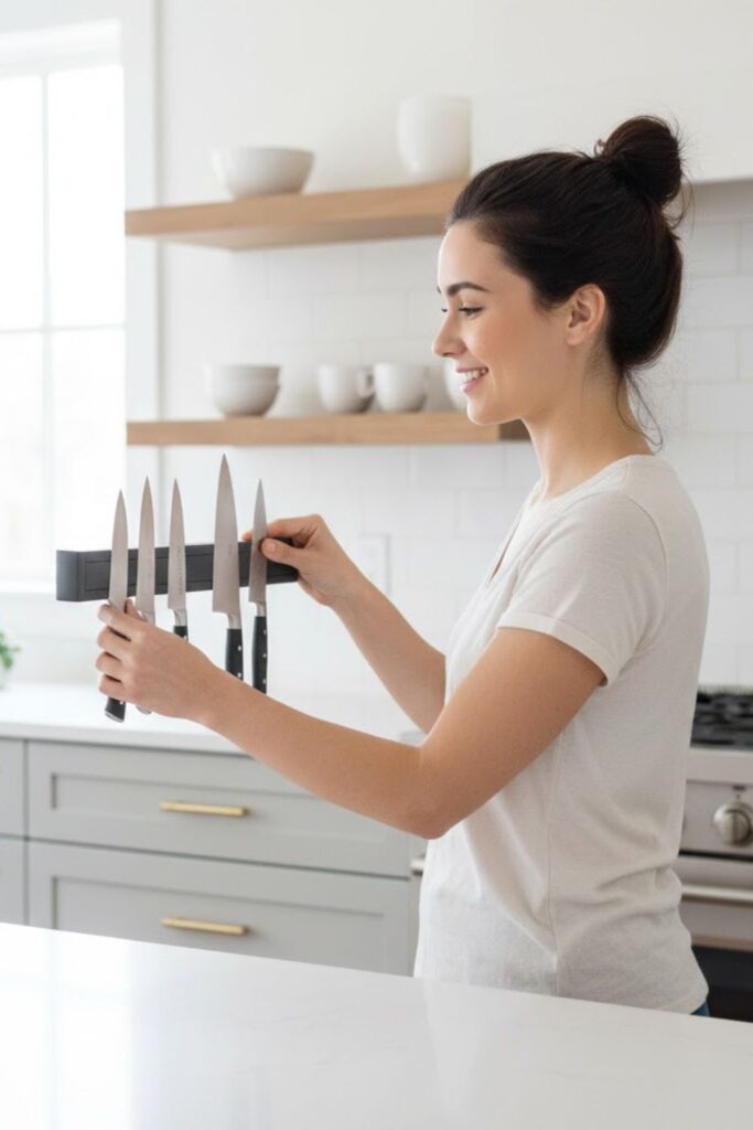 9. Magnetic Knife Strip