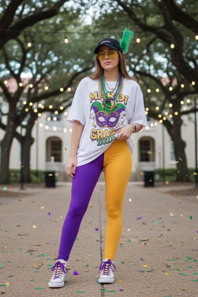9. Mardi Gras Streetwear Style