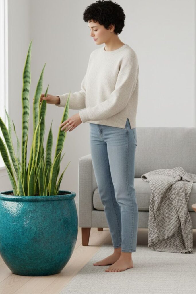 9. Statement Planter as Decor Piece