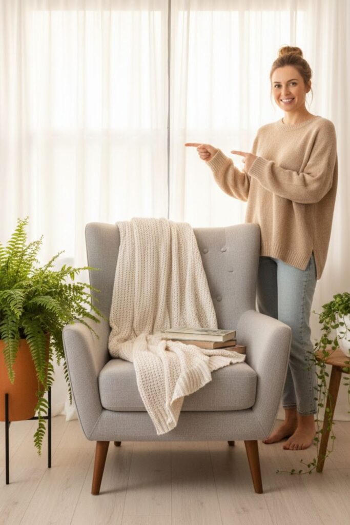 12. Create a Reading Nook with Plant Pots