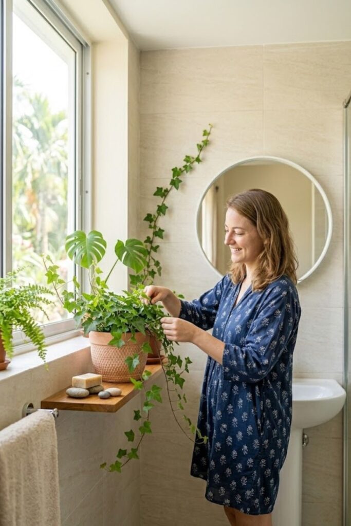 10. Add Ivy to the Bathroom