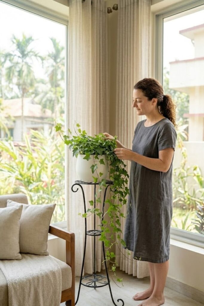 12. Create a Minimalist Ivy Display