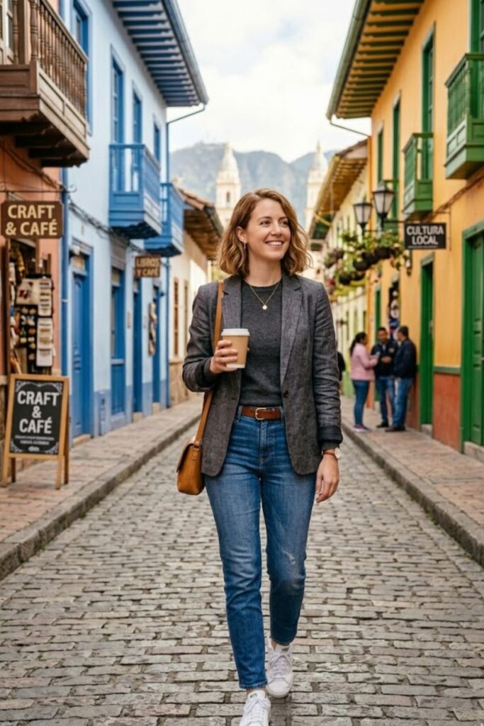 13. Relaxed Blazer with Jeans