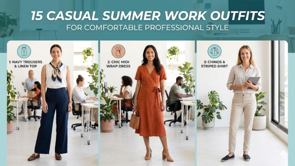 15 Casual Summer Work Outfits