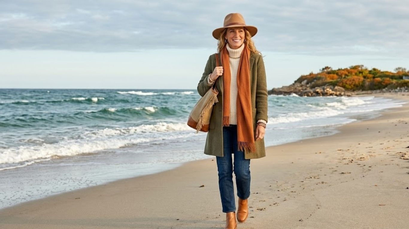 15 Fall Beach Vacation Outfits: Stylish Looks for Cooler Coastal Days