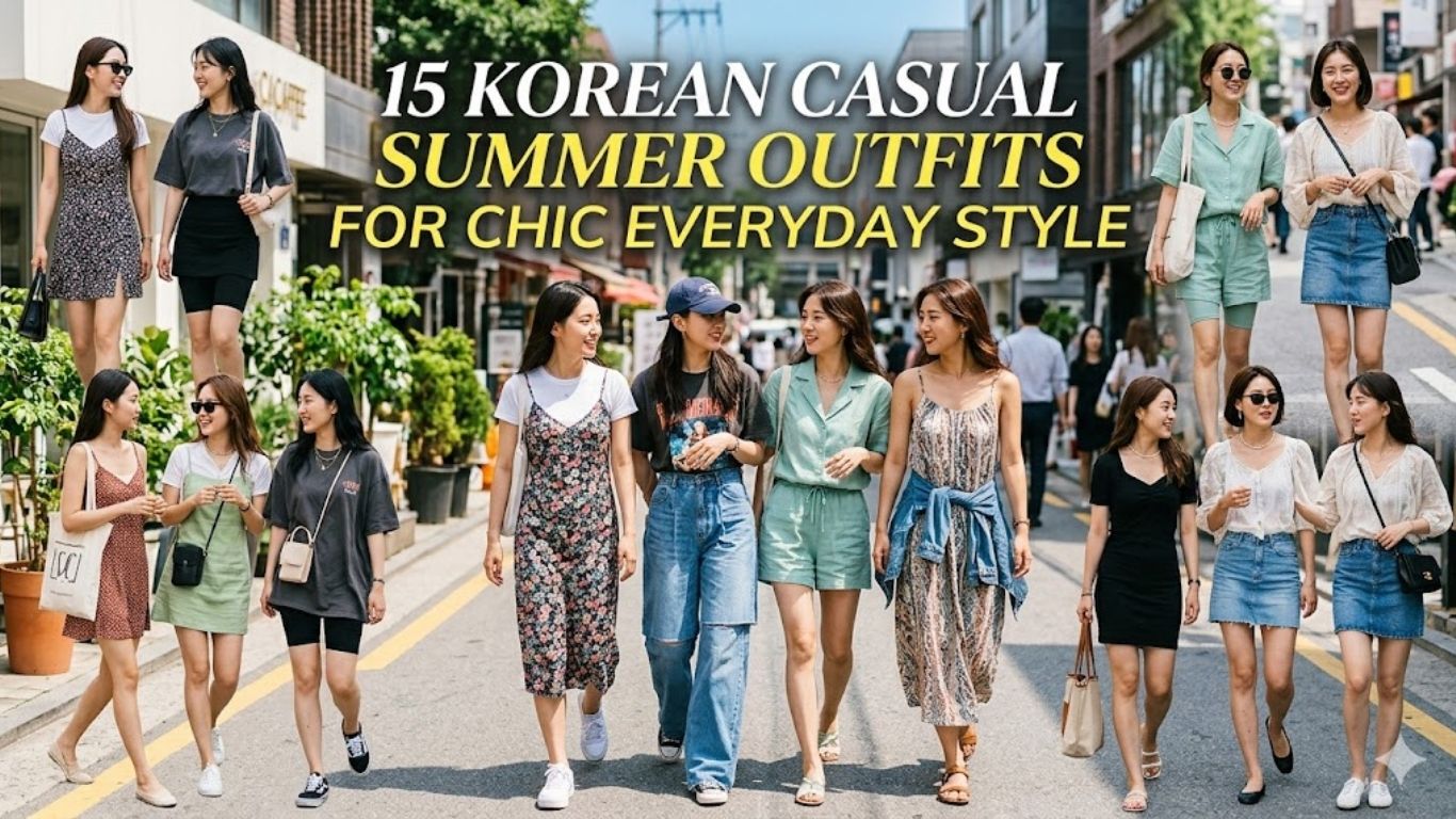 15 Korean Casual Summer Outfits for Chic Everyday Style