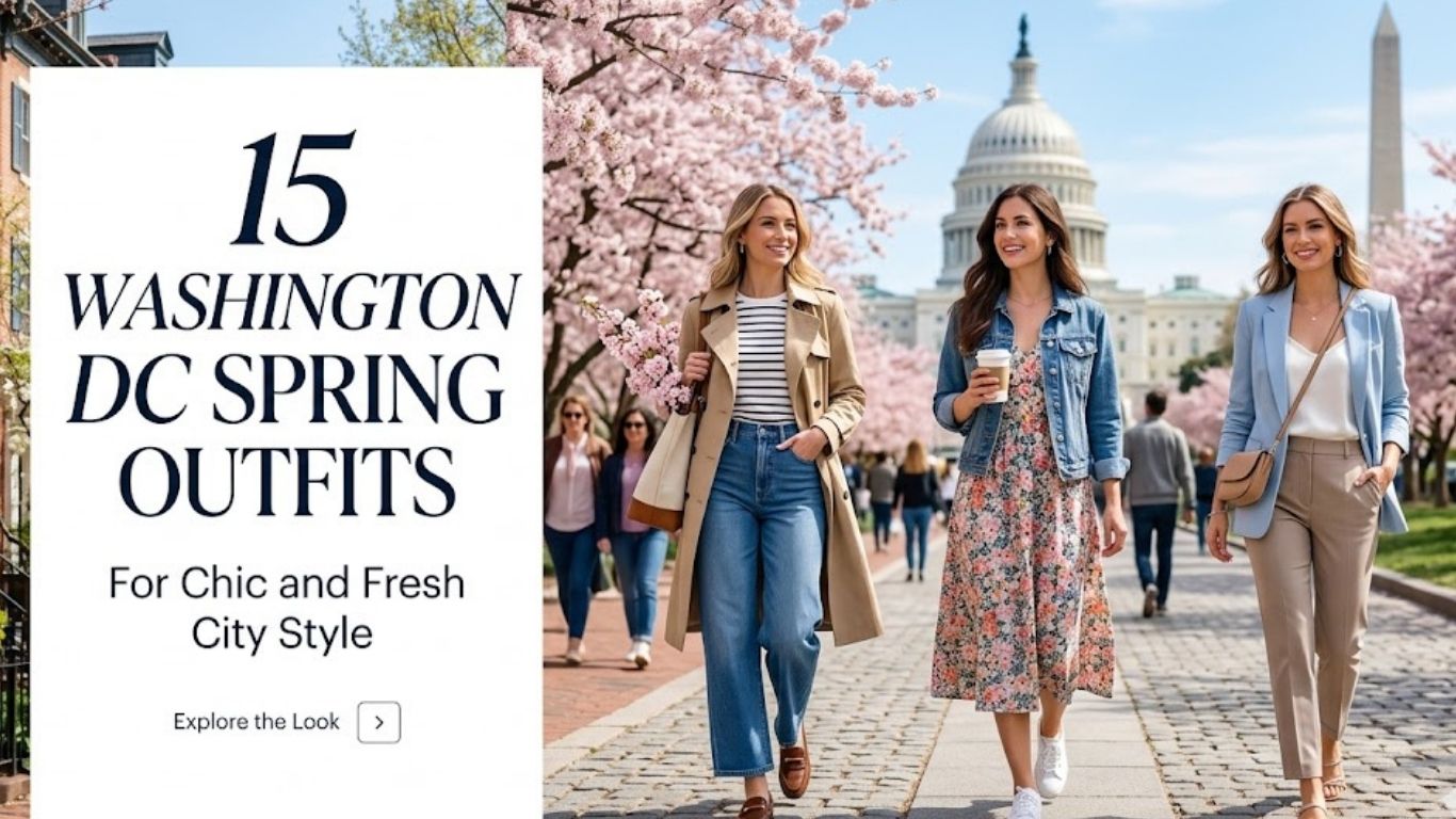15 Washington DC Spring Outfits for Chic and Fresh City Style