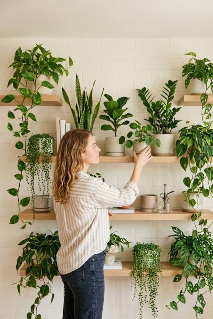 2. Mix Trailing Plants with Upright Varieties