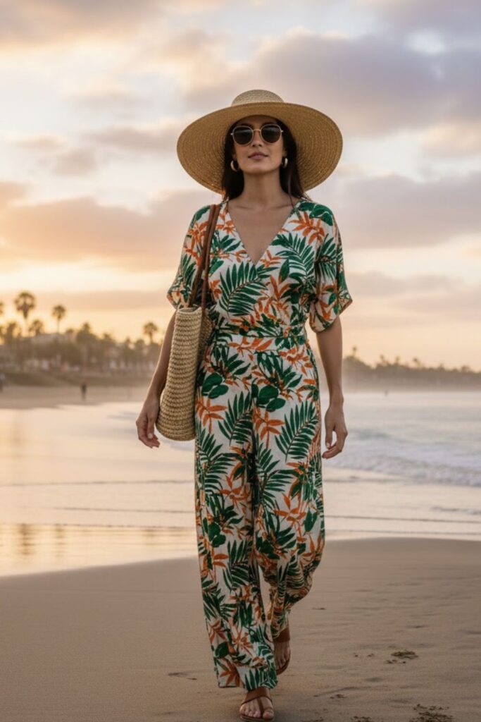 9. Jumpsuit with Wide Legs